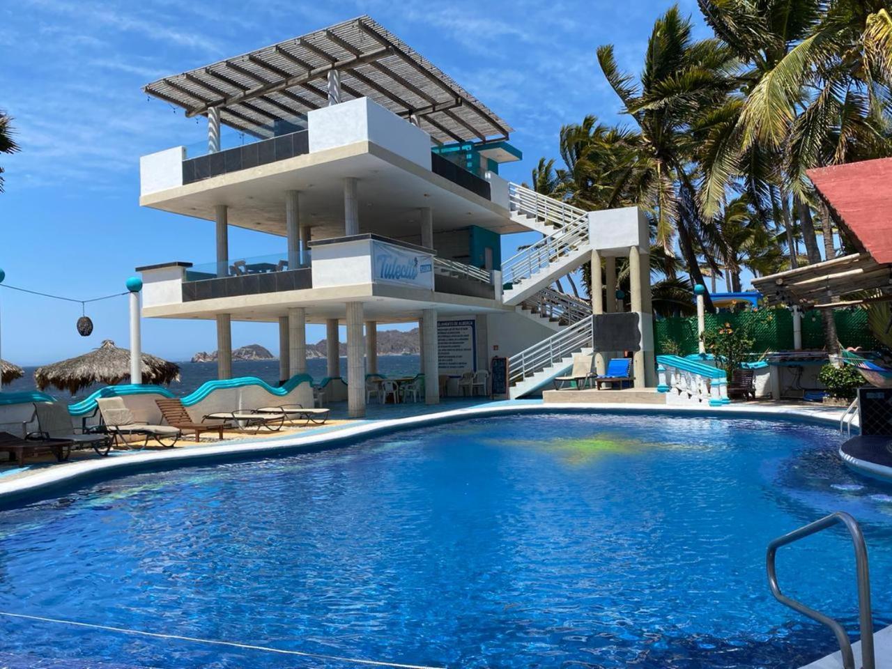 Bungalows Laguna Del Tule San Patricio Melaque Exteriör bild